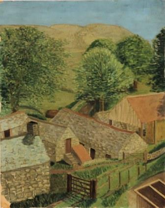 1945 45-005 Elderen oil pastel 49 x 39 cm Coll. N&S B