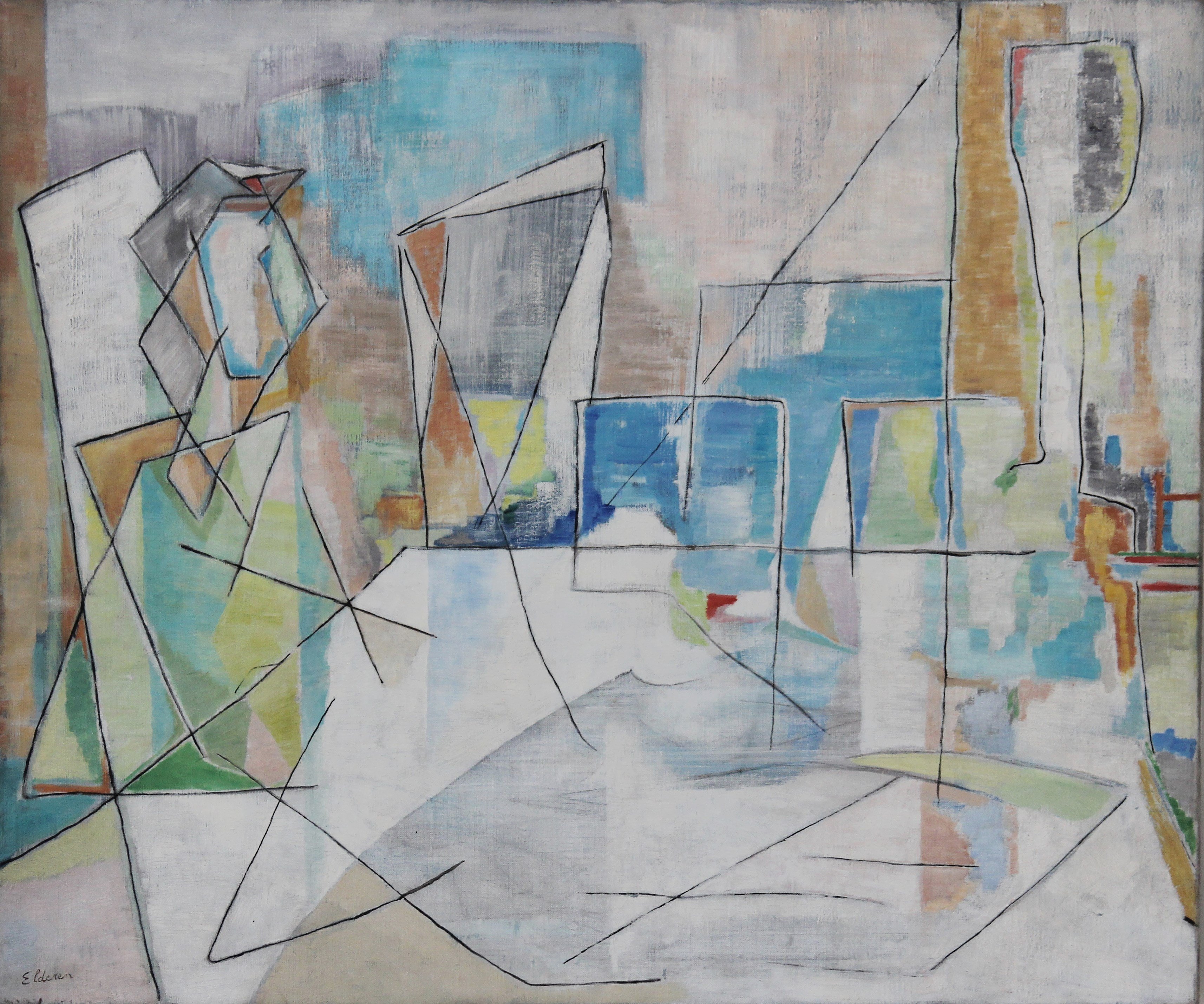 009.1948 Elderen Oil on canvas 82 x 95 cm Group2Gall. 26.09.14 Coll. AB-PARIS