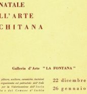 1957 Page de couverture Expo. Ischia