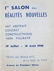 File source: http://commons.wikimedia.org/wiki/File:Couverture_du_1er_Catalogue_du_Salon_des_R%C3%A9alit%C3%A9s_Nouvelles_en_1946.jpg
