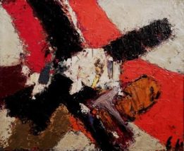 E 61 Oil on panel 37 x 30 cm Exhibited Beaux-Arts 69 et Galerie Laurentin 06.17 Coll. Laurentin